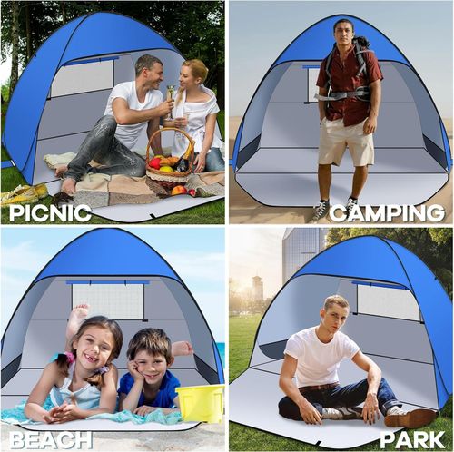 Sun Shelter Beach Tent Automatic Easy Set Up Easy Setup for Camping Hiking NEW — image 7
