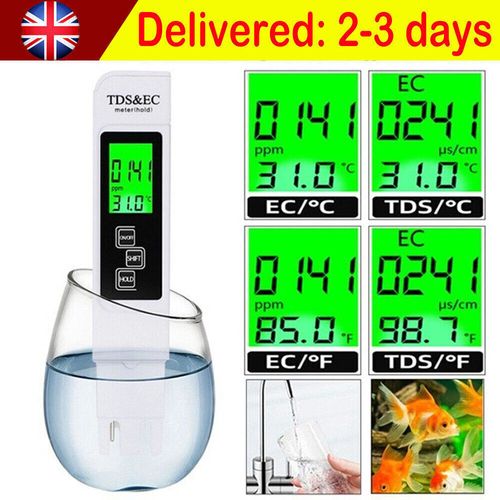 Digital Tester TDS EC PPM Meter Water Purity Hydroponics Water Quality Test Pen — image 2