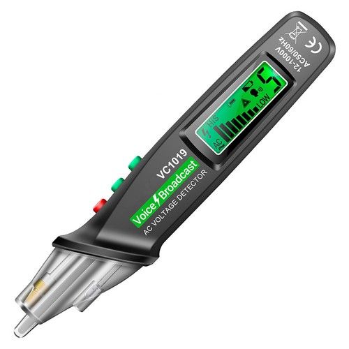 12-1000V Test Pen Non-Contact Voltage Detector Positioning Voltage Tester Tool