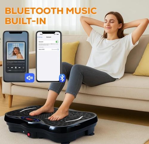 Power Vibration Plate Exercise Body Shaker Massager Vibrating Machine Platform — image 7