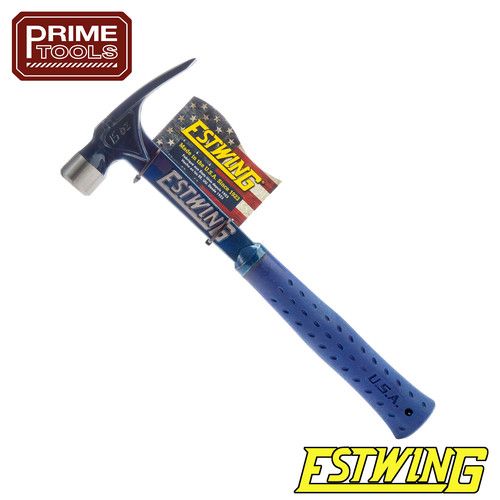 Estwing E6-15SR Ultra Series Claw Hammer With Short Handle - Blue 15oz