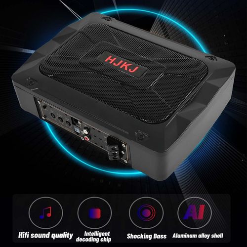 1200W Aluminum Active Car Bass Box Audio Subwoofer Speaker Amplifier Under Seat — image 7