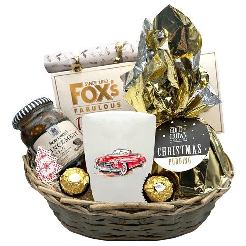 Mens Festive Food Car Lover Gift Hamper Brother Father Husband Son Christmas Set