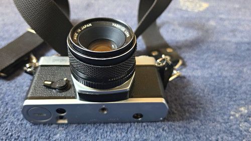 Yashica FR II Silver 35mm SLR Film Camera with DSB 50mm f/1.9 Lens