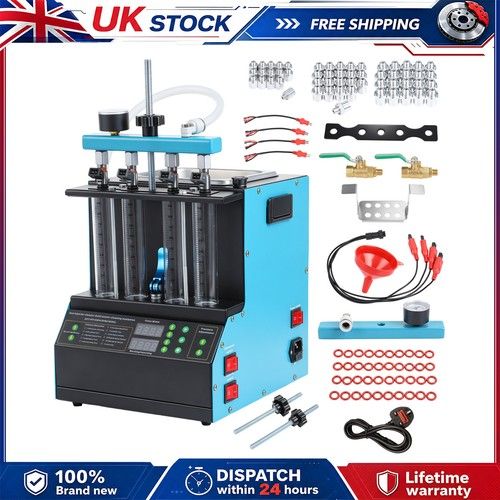 220V Fuel Injector Cleaner Tester Ultrasonic Injector Heating Cleaner Machine UK