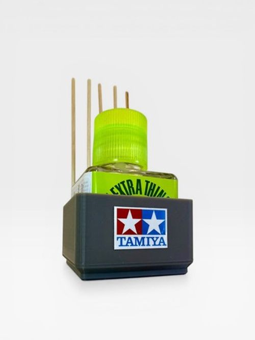 Pro Tamiya Cement Glue Holder + FREE 200x250 Base - 4 Sizes and 3 colours 