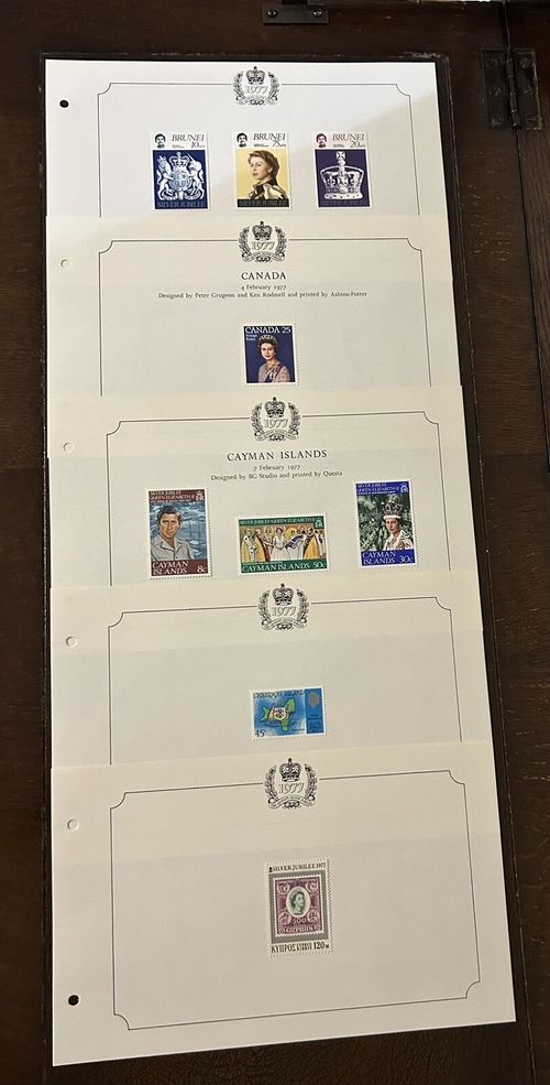 QEII BRITISH COMMONWEALTH 1977 SILVER JUBILEE MNH COLLECTION OF 50 COUNTRIES — image 9