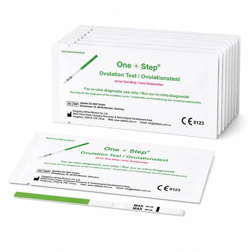 One Step Ovulation Test Strips Ultra-Sensitive 20mIU/ml LH Wide Fertility Tests