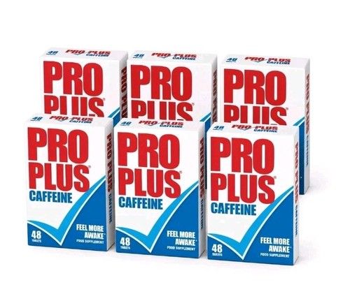 6 X PRO plus 48 Tablets - Caffeine Tablets - Sugar Free 288 TABLETS