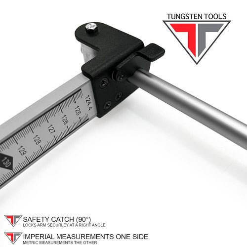 Height Measuring Stick Height Measuring Staff - Extended Flip Over Arm — image 4