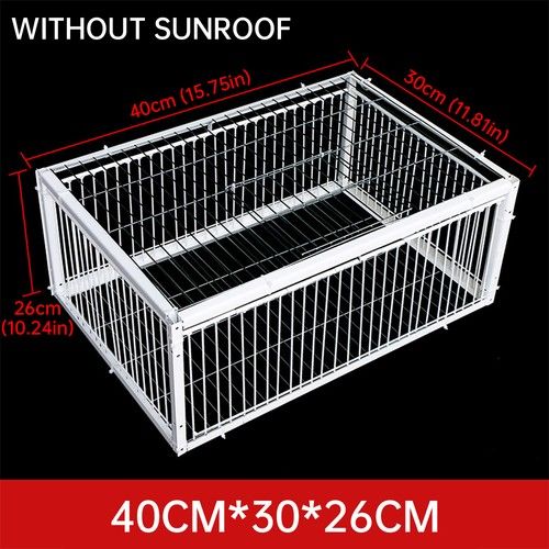 Pigeon Trap Cage Single Way Entry Door Escaping Proof Portable Bird Cage 4 Door✅