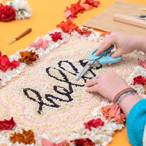 Rag Rug Kit for Beginners – Ragged Life Starter Tools – Makes 100 x 60cm Rug — image 15