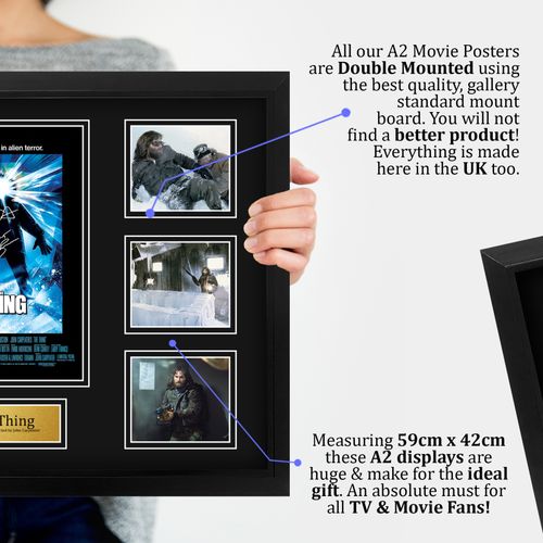 The Thing Signed Large A2 Framed Printed Autograph Memorabilia Gift — image 4