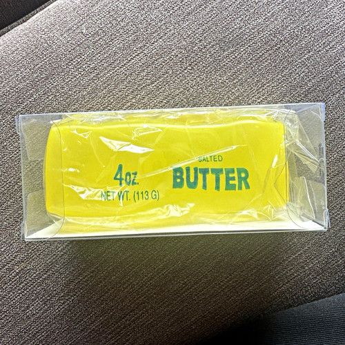 Squishy Butter Squeeze Toy Super Soft & Stretchy Yellow Age 3+ Years