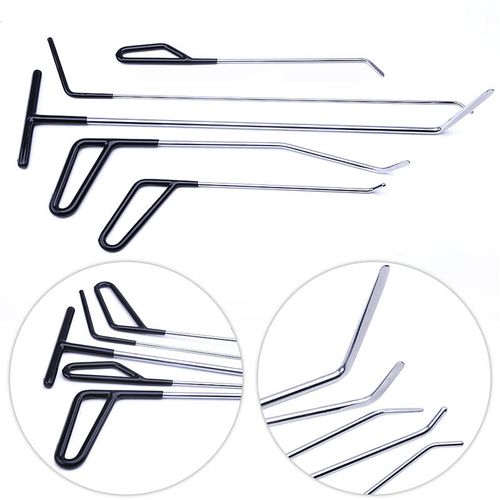 10PCS PDR Car Dent Puller Stainless Steel Rod Paintless Repair Hail Removal Tool — image 6