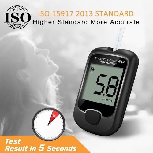 Blood Glucose Sugar Monitor Diabetes Testing Kit +50 Test Strips +50 Lancets — image 2