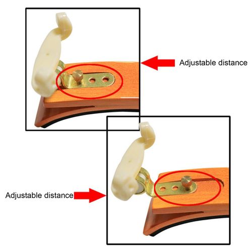 New Violin Shoulder Rest For 4/4 3/4 Violin Adjustable Height Rotated Angle — image 11