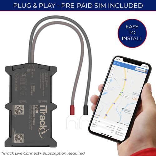 iTrack FS100 GPS Tracker - Real Time Vehicle Van Motorbike Caravan Car Tracking — image 2
