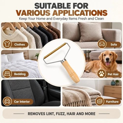 Pet Hair Remover Carpet Scraper Lint Remover Dog Cat Fur Sofa Upholstery Tool — image 7