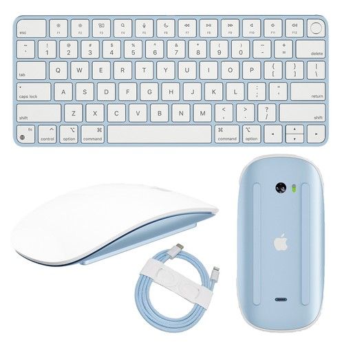 Genuine Apple Magic Keyboard with Touch ID A2449 & Magic Mouse A1657 UK Layout