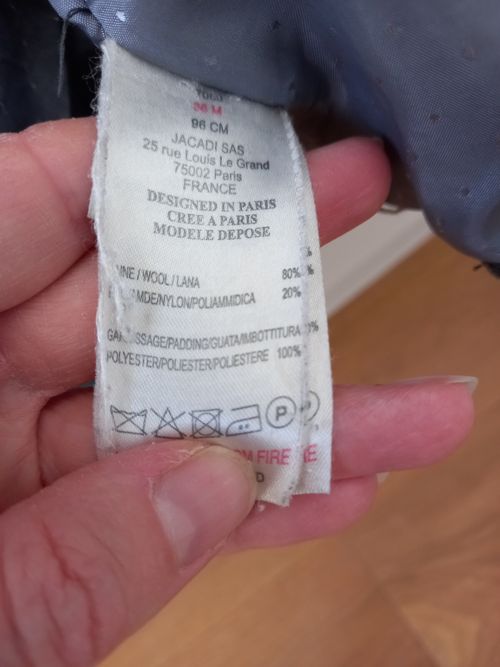 jacadi girl wool coat 36 months in good condition — image 4