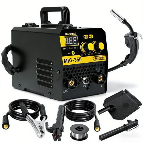 3IN1 MIG WELDER INVERTER 350Amp MMA GASLESS TIG ARC/MIG WELDING MACHINE 220V