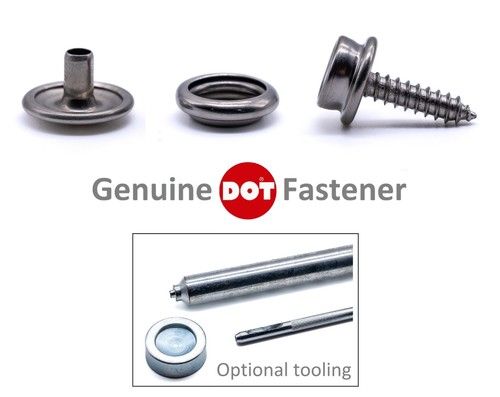 Snap fastener 5/8" press stud kit 304 stainless steel canvas cover to boat deck