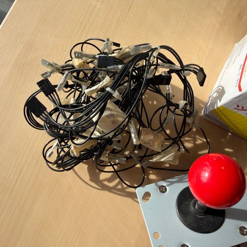 2 x Microswitch Arcade Joysticks And Buttons USB adapter and Harness — image 9