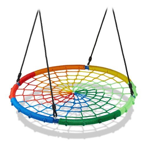 Nest swing 150 kg Steel Frame Nest Swing for Kids Outdoor Swing Seat Colourful