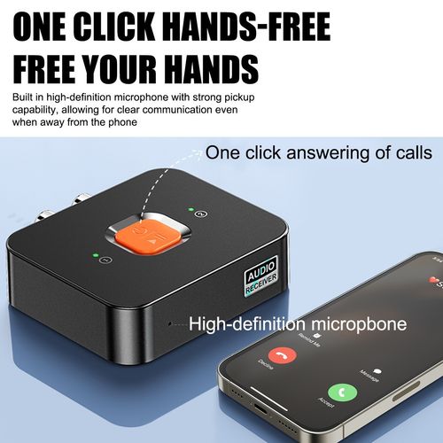 NFC Bluetooth 6.0 Receiver Wireless Audio HiFi Music Adapter 3.5mm Jack AUX RCA — image 3