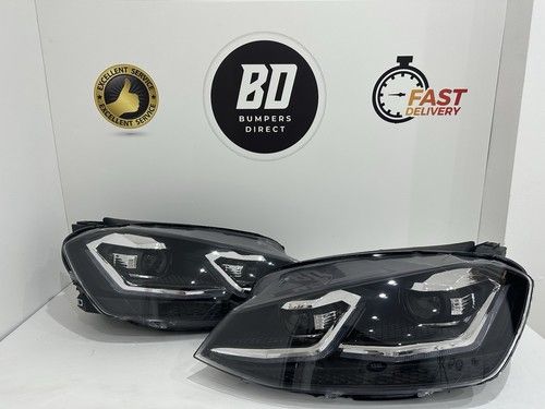 GTD GTI R STYLE LED Headlights For VW Golf 7 MK 2013-2017 Upgrade LED Light Set