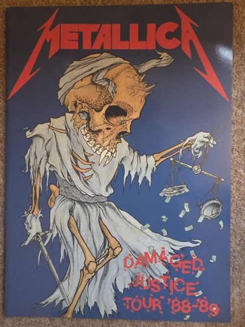 METALLICA Damage Justice 88-89 Tour Programme NEAR MINT -Justice for All not M72