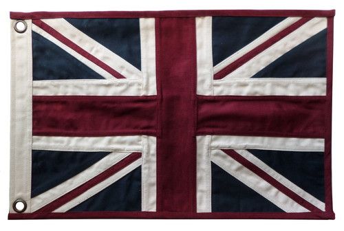 United Kingdom UK Union Jack Fully Sewn Vintage-Look Flag 49cm x 33cm