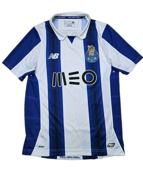 New Balance FC Porto 2016/17 Home Shirt Mens Size S Blue Football Soccer Jersey