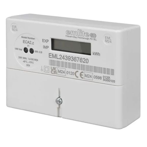 Emlite Single Phase Digital kWh Meter 100A Direction Connection - ECA2-MID — image 1