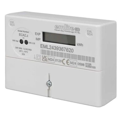 Emlite Single Phase Digital kWh Meter 100A Direction Connection - ECA2-MID