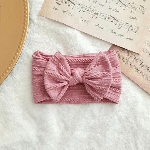 Baby Rabbit Headband Elastic Bowknot Hair Band Girls Bow-knot Newborn Bow