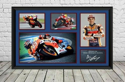 Marc Marquez Signed Photo Poster Print Autographed Moto GP Memorabilia