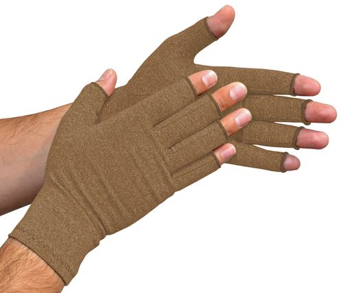 Gloves Arthritis Compression Fingerless Pain Relief Arthritic Hands Rheumatoid — image 1
