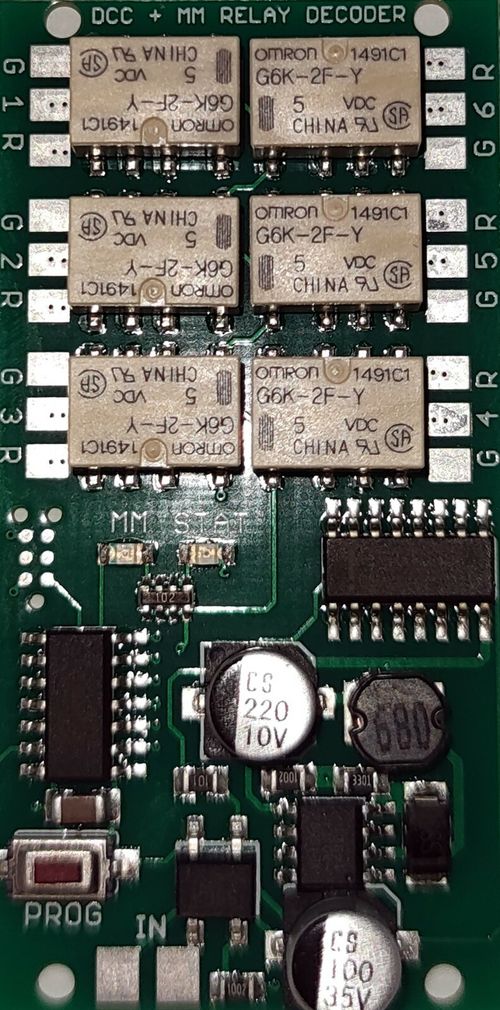 RD6 Switch Decoder 6-Fold G/H0/N/TT/Z Digital Decoder Relay Decoder DCC Motorola — image 2