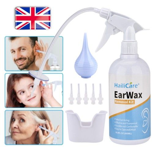 Ear Wax Removal kit Safe Ear Irrigation Flushing System Set for Adults and Kids