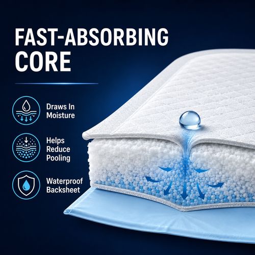 Disposable Incontinence Bed Pads Protection Sheets 60 x 90 cm (25 to  200 Pads) — image 3