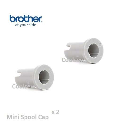 2x BROTHER GENUINE Small MINI Spool Cap Embroidery Stopper Holder XA5752121