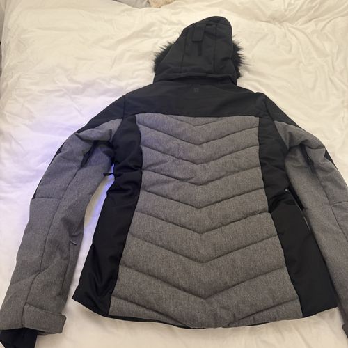 Mountain Warehouse Pyrenees Women's Padded Ski Jacket Size UK 10 Black/Grey NEW — image 11