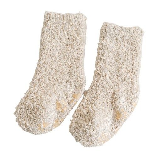 Babies & Kids Boys Girls Cosy Socks Soft Fluffy Slipper Bed Sock Grips 2 Pairs