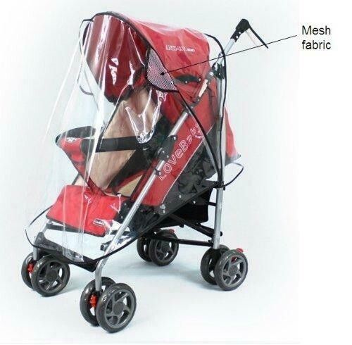 Baby Buggy Rain Cover Universal Raincover For Pushchair Stroller Pram Waterproof — image 7