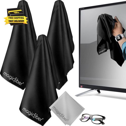 Extra Large Microfiber Cleaning Cloth for TV Screens & Monitors ⭐️⭐️⭐️⭐️⭐️