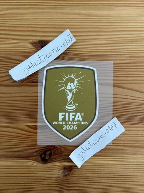 2026 FIFA Club World Cup Champions Vinyl Iron On Patch Badge Spain