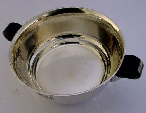 GERMAN ARTS & CRAFTS SOLID SILVER BOWL c1910 ANTIQUE 150g — image 6