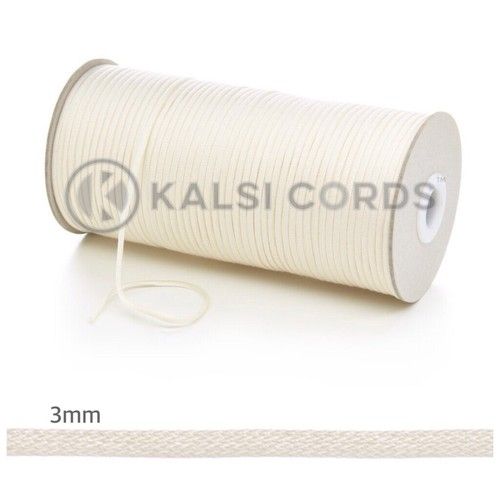 2mm 3mm 5mm 6mm FLAT COTTON TAPE STAY BINDING BRAID NATURAL UN-DYED MADE IN UK